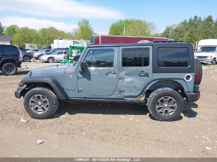 2015 Jeep Wrangler Unlimited Sport VIN: 1C4BJWDG1FL632920 Lot: 11996330