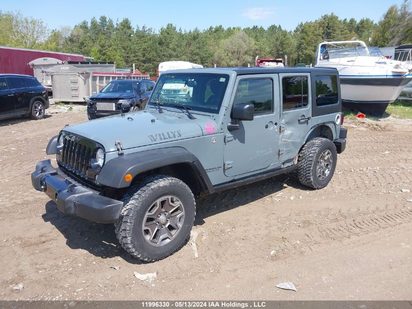 2015 Jeep Wrangler Unlimited Sport VIN: 1C4BJWDG1FL632920 Lot: 11996330