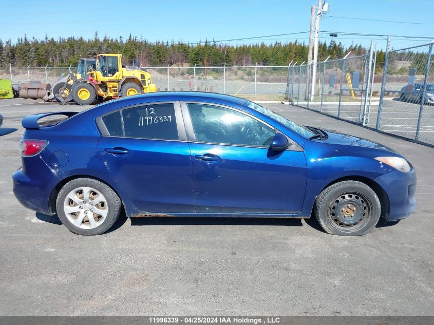 2012 Mazda Mazda3 VIN: JM1BL1UF7C1590779 Lot: 11996339