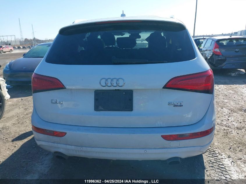 2013 Audi Q5 VIN: WA1VFCFP2DA075139 Lot: 11996362