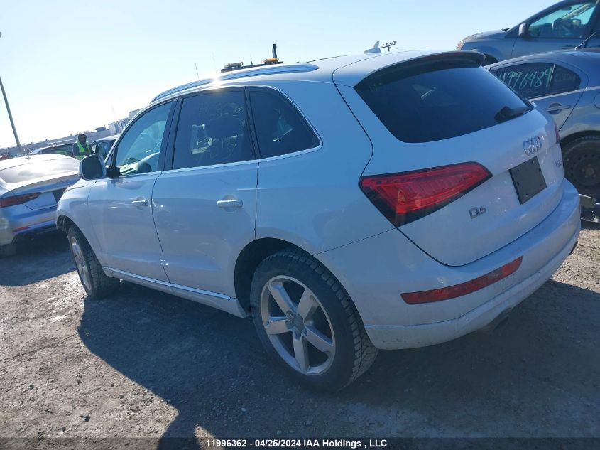 2013 Audi Q5 VIN: WA1VFCFP2DA075139 Lot: 11996362