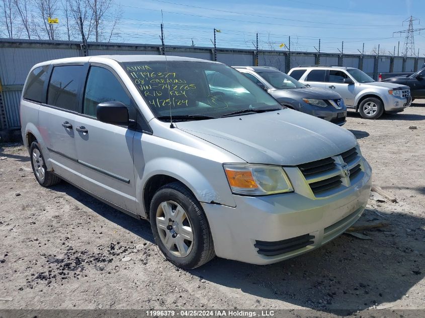 2008 Dodge Grand Caravan Se VIN: 2D8HN44H28R742785 Lot: 11996379