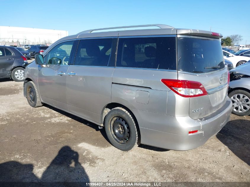 2012 Nissan Quest S/Sv/Sl/Le VIN: JN8AE2KP9C9037080 Lot: 11996407