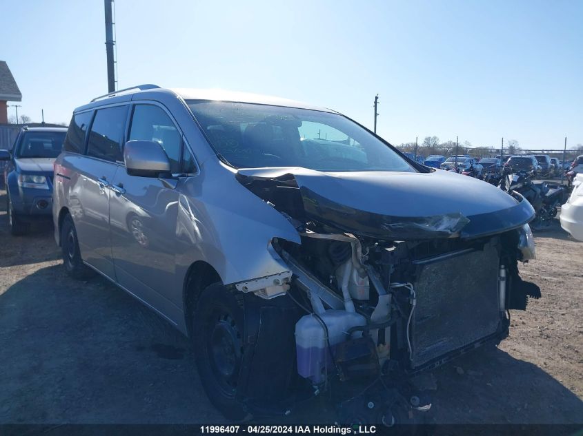 2012 Nissan Quest S/Sv/Sl/Le VIN: JN8AE2KP9C9037080 Lot: 11996407