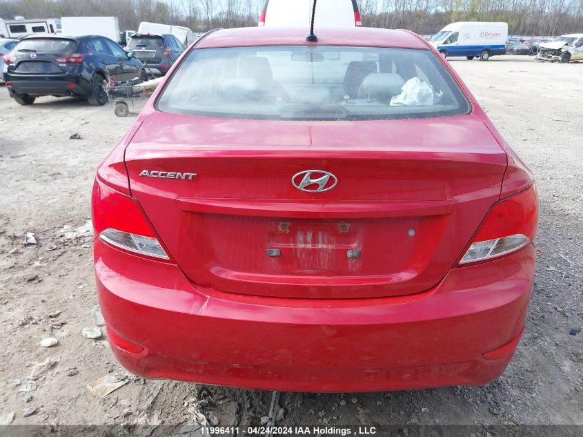 2015 Hyundai Accent Gls VIN: KMHCT4AE0FU809646 Lot: 11996411