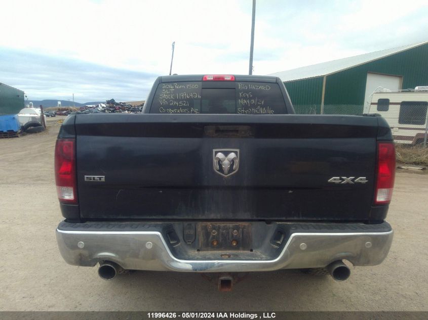 2016 Ram 1500 Slt VIN: 1C6RR7LM8GS214521 Lot: 11996426
