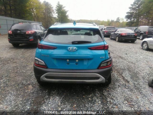 2022 Hyundai Kona Preferred Awd With Sun And Leather Package VIN: KM8K6CAB3NU764011 Lot: 11996451