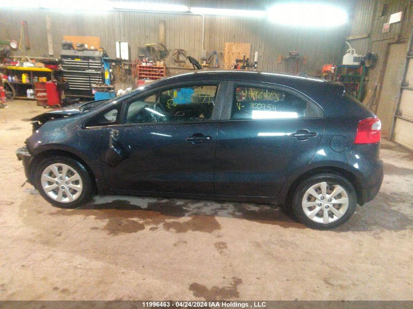 2013 Kia Rio VIN: KNADM5A39D6800954 Lot: 11996463