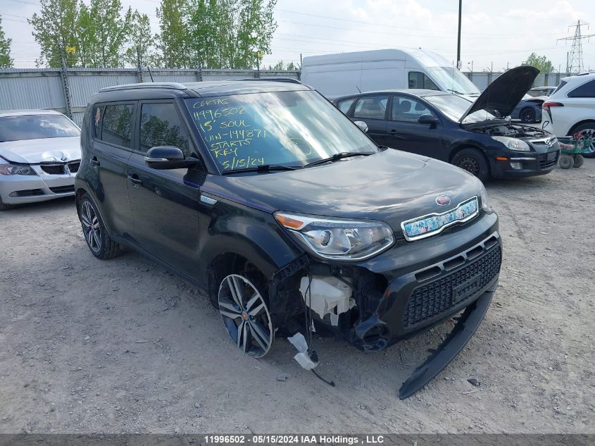 2015 Kia Soul VIN: KNDJX3A50F7144871 Lot: 11996502