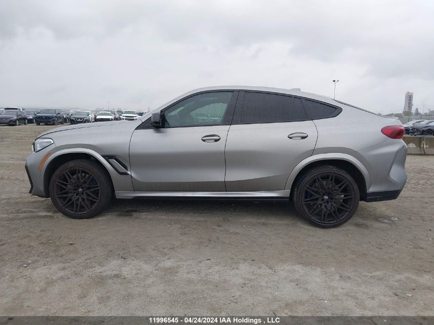 2021 BMW X6 M VIN: 5YMCY0C07M9G25234 Lot: 11996545