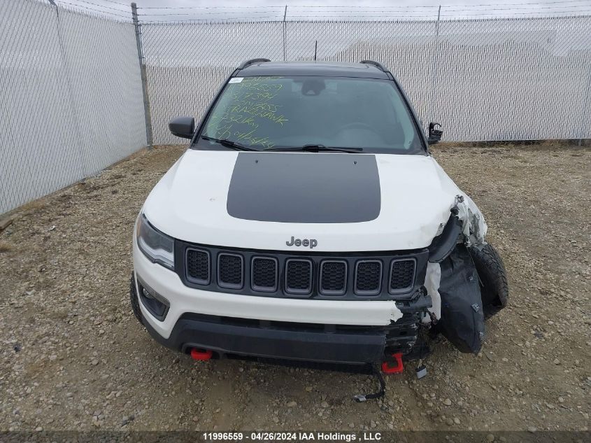 2019 Jeep Compass Trailhawk VIN: 3C4NJDDB5KT817394 Lot: 11996559