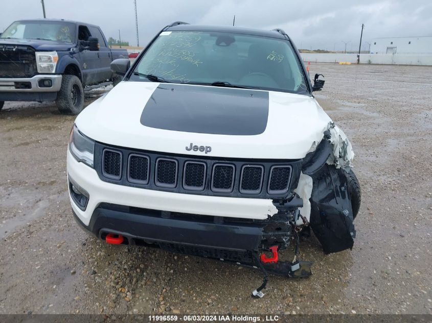 2019 Jeep Compass Trailhawk VIN: 3C4NJDDB5KT817394 Lot: 11996559