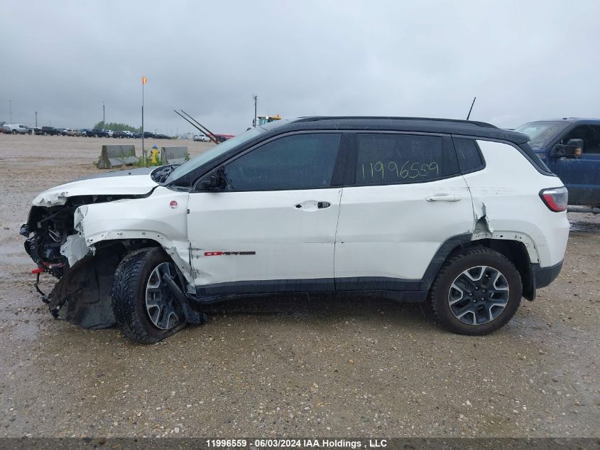 2019 Jeep Compass Trailhawk VIN: 3C4NJDDB5KT817394 Lot: 11996559