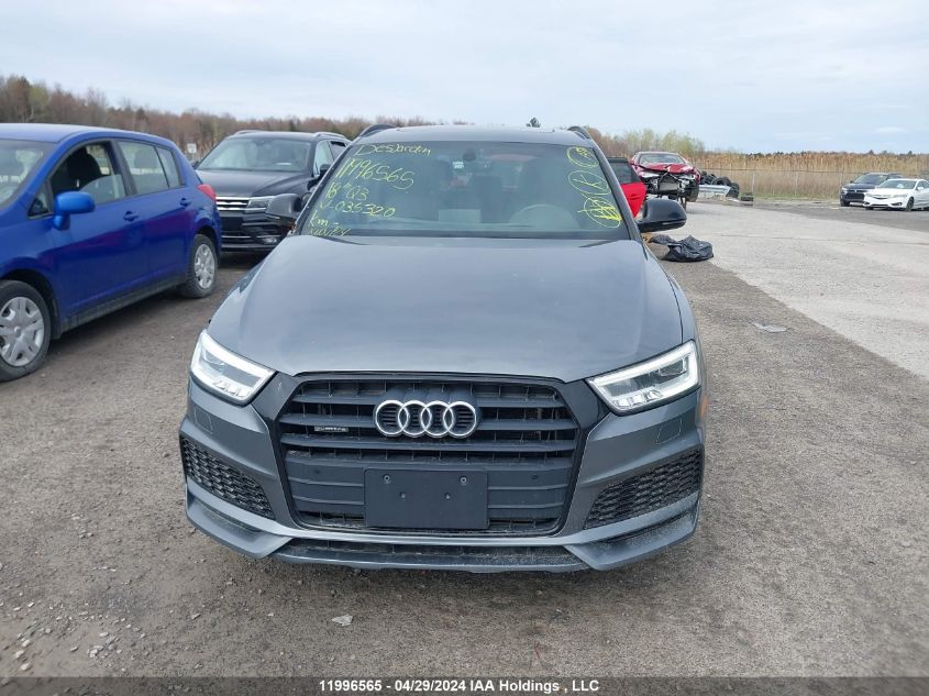 2018 Audi Q3 Technik VIN: WA1GCCFS5JR035320 Lot: 11996565