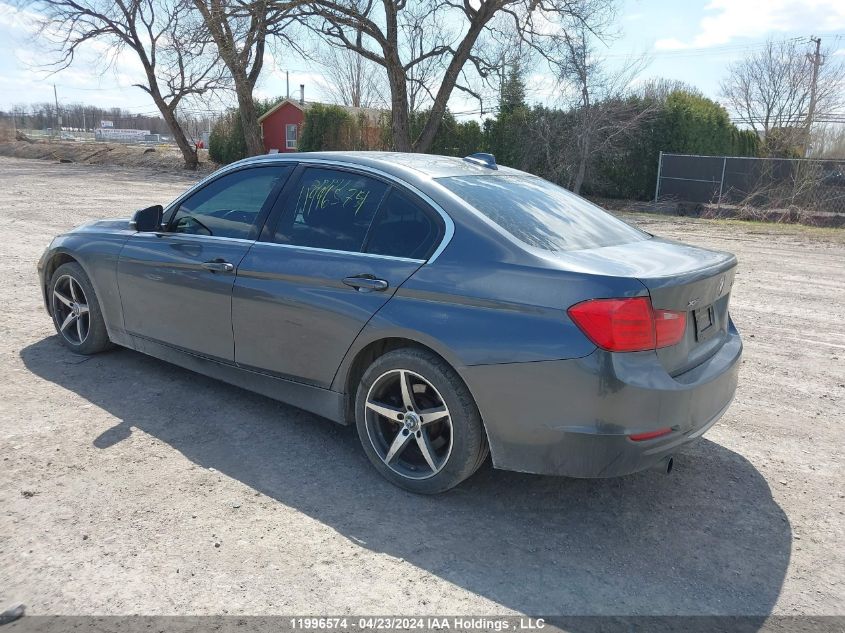 2014 BMW 320 I xDrive VIN: WBA3C3G5XENS69301 Lot: 11996574