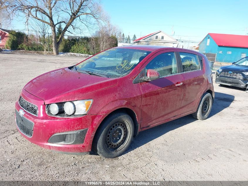 2012 Chevrolet Sonic Lt VIN: 1G1JC6EH1C4205510 Lot: 11996575