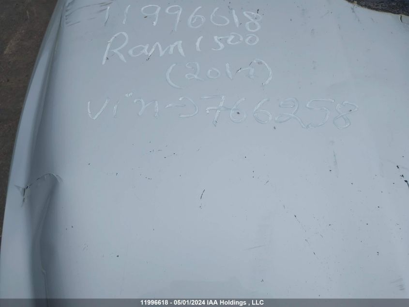 2017 Ram 1500 Slt VIN: 1C6RR7LT5HS766258 Lot: 11996618