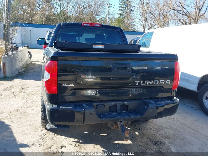 2018 Toyota Tundra Platinum 5.7L V8 VIN: 5TFAY5F19JX755957 Lot: 11996629