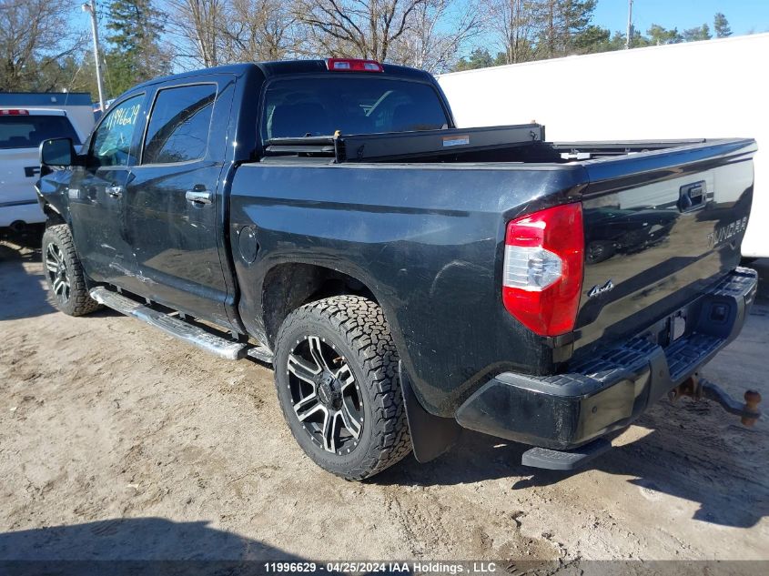 2018 Toyota Tundra Platinum 5.7L V8 VIN: 5TFAY5F19JX755957 Lot: 11996629