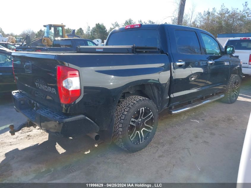 2018 Toyota Tundra Platinum 5.7L V8 VIN: 5TFAY5F19JX755957 Lot: 11996629