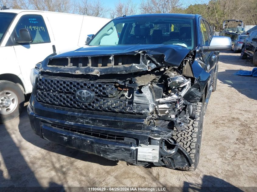 2018 Toyota Tundra Platinum 5.7L V8 VIN: 5TFAY5F19JX755957 Lot: 11996629