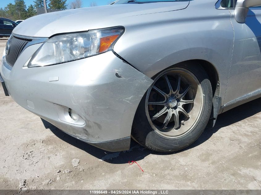2010 Lexus Rx 350 VIN: 2T2BK1BAXAC050664 Lot: 11996649
