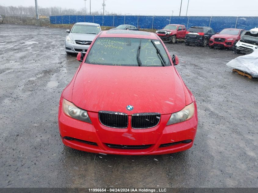 2007 BMW 3 Series VIN: WBAVH13517KC97578 Lot: 11996654