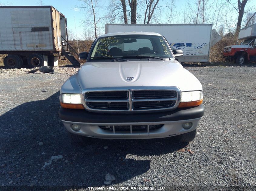 2004 Dodge Dakota Quad Sport VIN: 1D7HG38N04S665951 Lot: 11996689