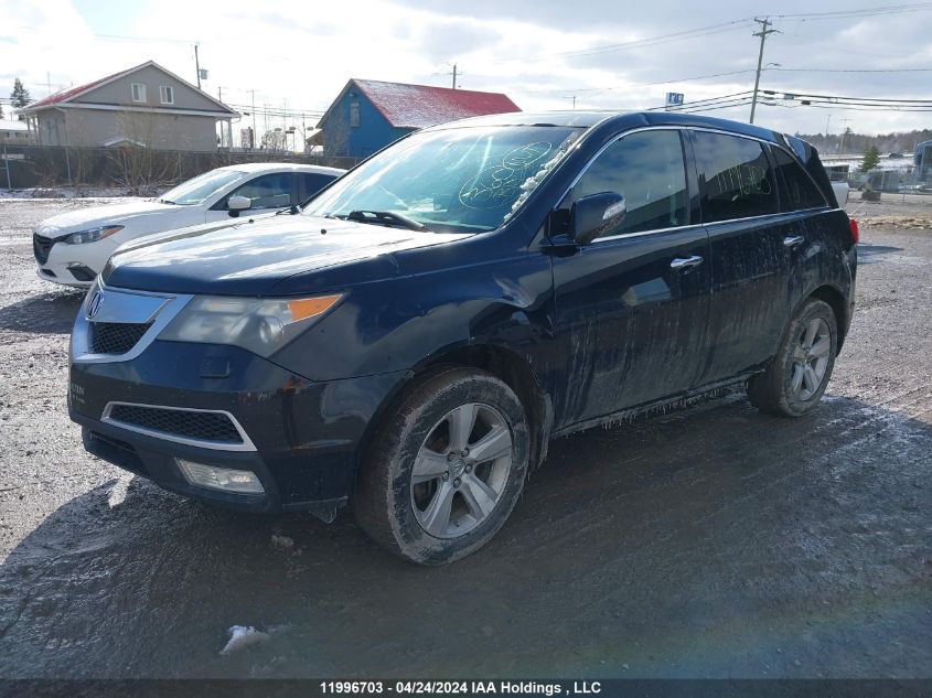 2010 Acura Mdx VIN: 2HNYD2H28AH002787 Lot: 11996703