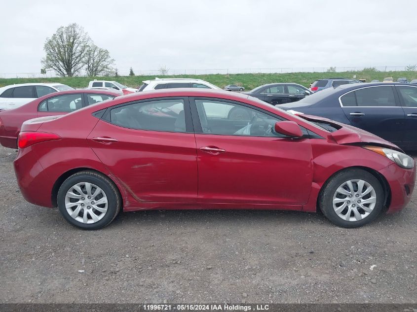 2013 Hyundai Elantra Gls/Limited VIN: 5NPDH4AE4DH427296 Lot: 11996721