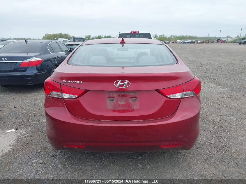 2013 Hyundai Elantra Gls/Limited VIN: 5NPDH4AE4DH427296 Lot: 11996721