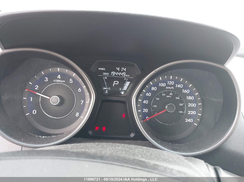 2013 Hyundai Elantra Gls/Limited VIN: 5NPDH4AE4DH427296 Lot: 11996721