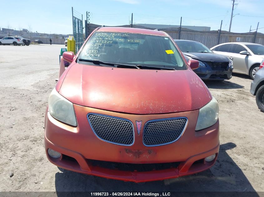 2006 Pontiac Vibe VIN: 5Y2SL65866Z422229 Lot: 11996723