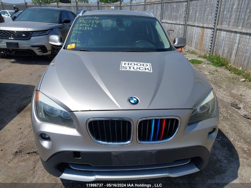 2012 BMW X1 VIN: WBAVL1C57CVR80390 Lot: 11996737