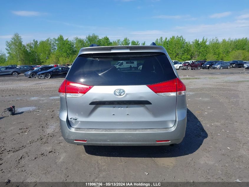 2011 Toyota Sienna VIN: 5TDZK3DC5BS076997 Lot: 11996756