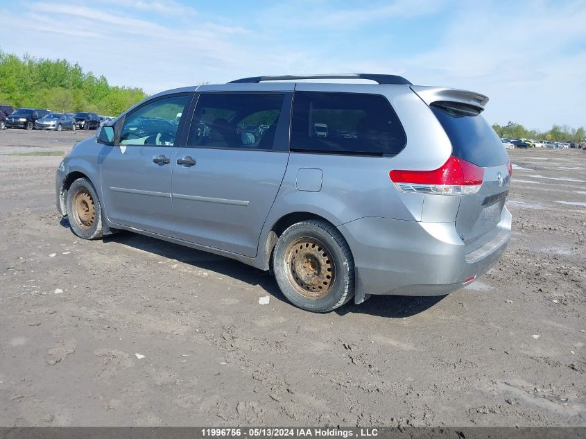 2011 Toyota Sienna VIN: 5TDZK3DC5BS076997 Lot: 11996756