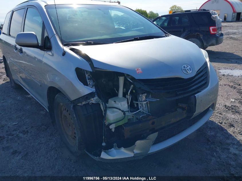 2011 Toyota Sienna VIN: 5TDZK3DC5BS076997 Lot: 11996756