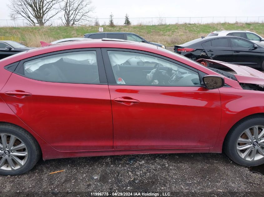 2014 Hyundai Elantra Se/Sport/Limited VIN: 5NPDH4AE9EH518372 Lot: 11996775