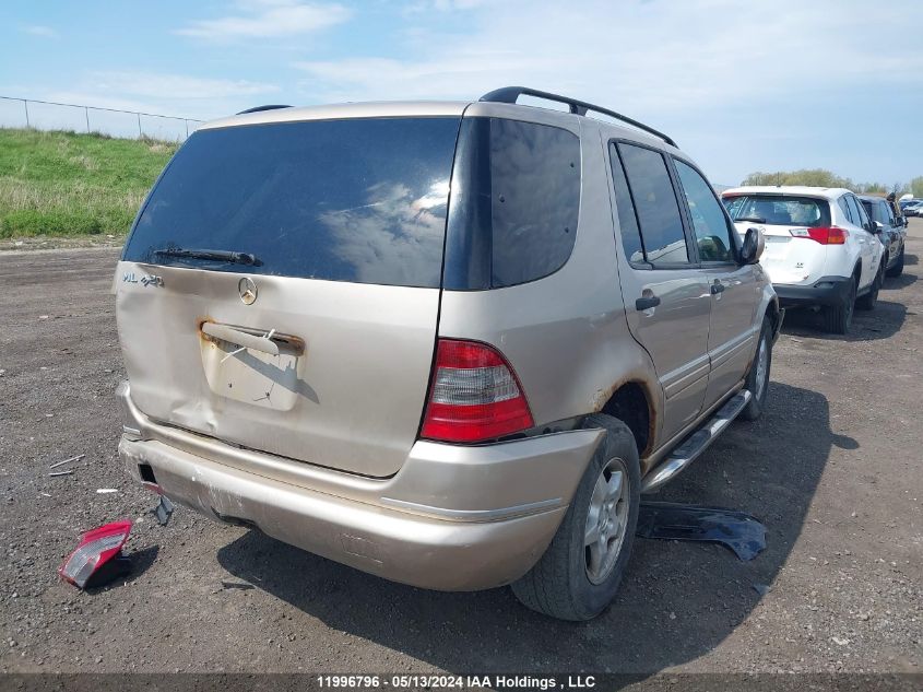 2001 Mercedes-Benz M-Class VIN: 4JGAB54E21A242362 Lot: 11996796