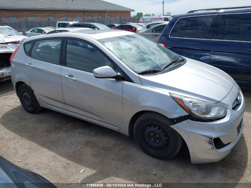 2012 Hyundai Accent VIN: KMHCU5AEXCU008995 Lot: 11996809
