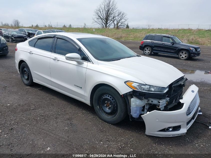 2013 Ford Fusion Hybrid Titanium VIN: 3FA6P0RU4DR286085 Lot: 11996817