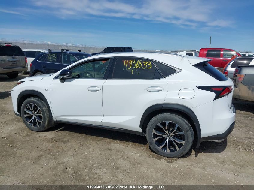 2016 Lexus Nx 200T VIN: JTJBARBZ4G2072062 Lot: 11996833