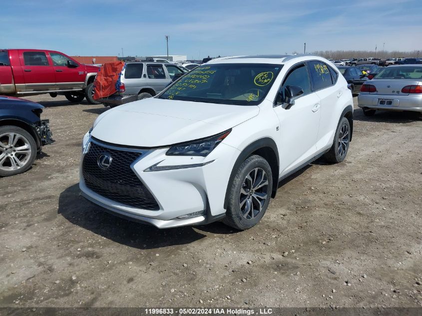 2016 Lexus Nx 200T VIN: JTJBARBZ4G2072062 Lot: 11996833