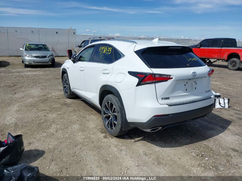 2016 Lexus Nx 200T VIN: JTJBARBZ4G2072062 Lot: 11996833