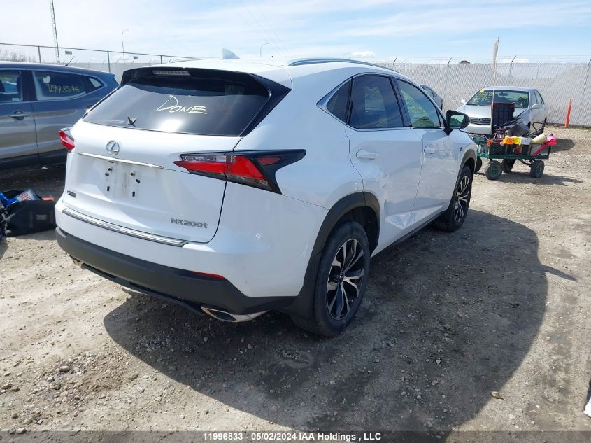 2016 Lexus Nx 200T VIN: JTJBARBZ4G2072062 Lot: 11996833