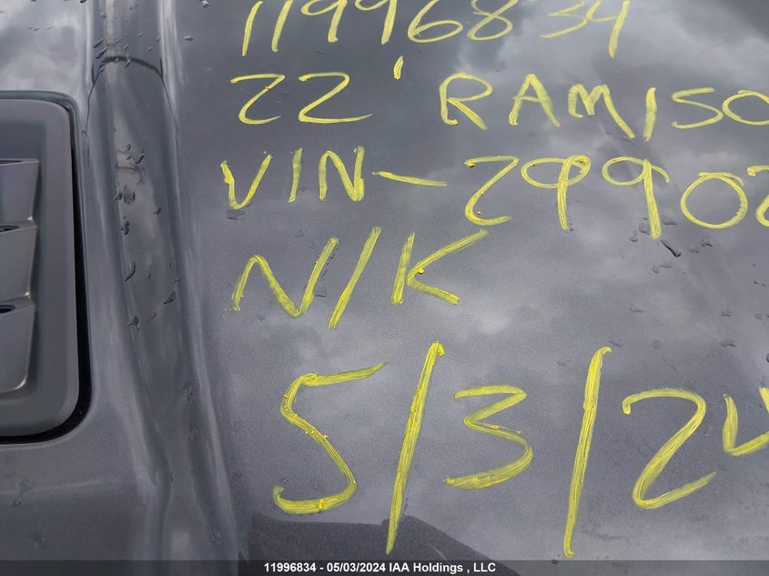 2022 Dodge Ram 1500 VIN: 1C6SRFVT4NN299028 Lot: 11996834