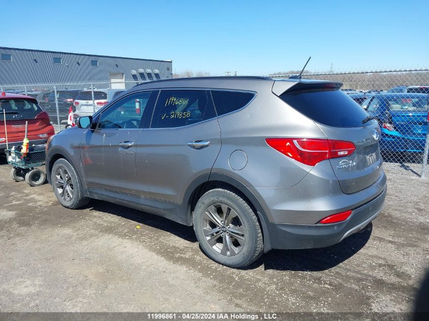 2014 Hyundai Santa Fe Sport VIN: 5XYZUDLB3EG219858 Lot: 11996861