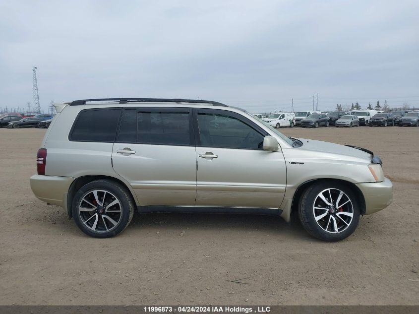 2003 Toyota Highlander Limited VIN: JTEHF21A530099743 Lot: 11996873