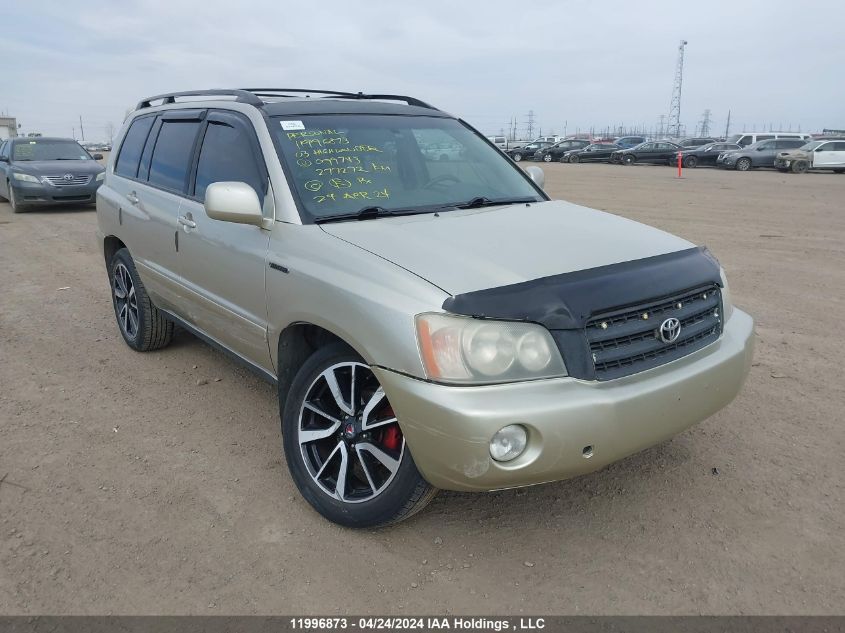 2003 Toyota Highlander Limited VIN: JTEHF21A530099743 Lot: 11996873