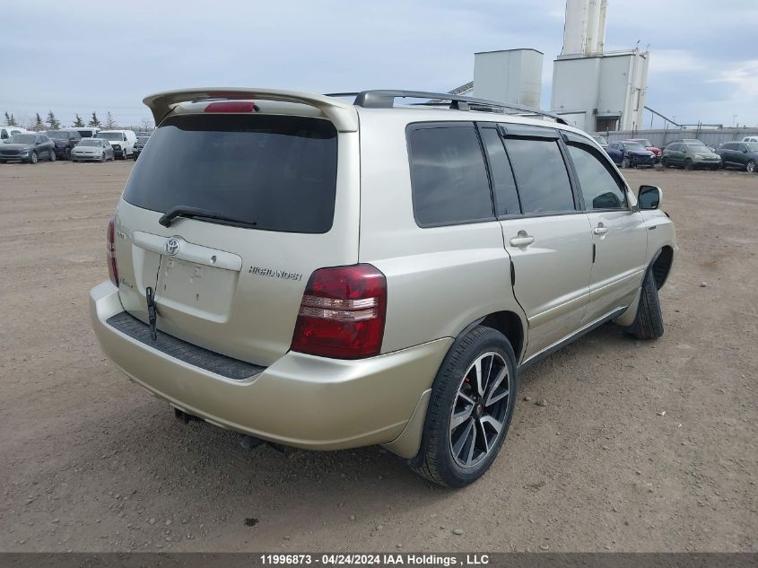 2003 Toyota Highlander Limited VIN: JTEHF21A530099743 Lot: 11996873